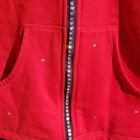 Quacker Factory Red Jacket with glitzy accents Lrg - Picture 2 of 8